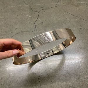 ZARA metal belt gold small medium